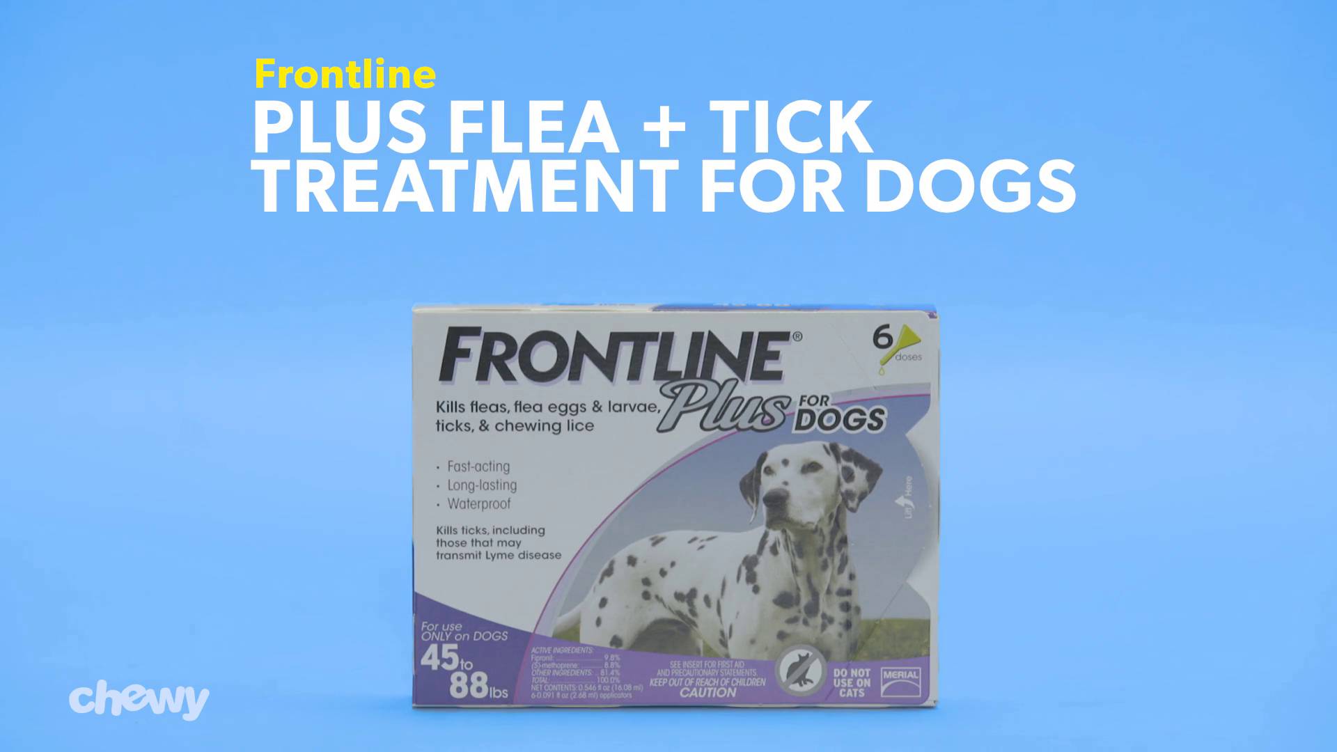 frontline flea and tick treatment for dogs