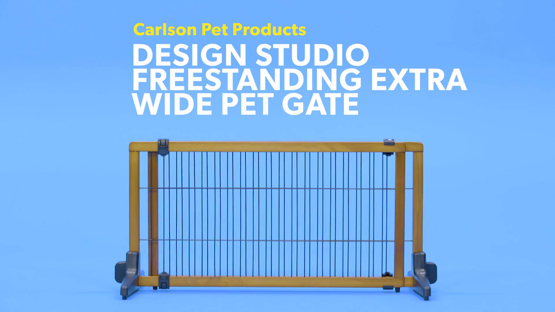 carlson design paw extra wide pet gate