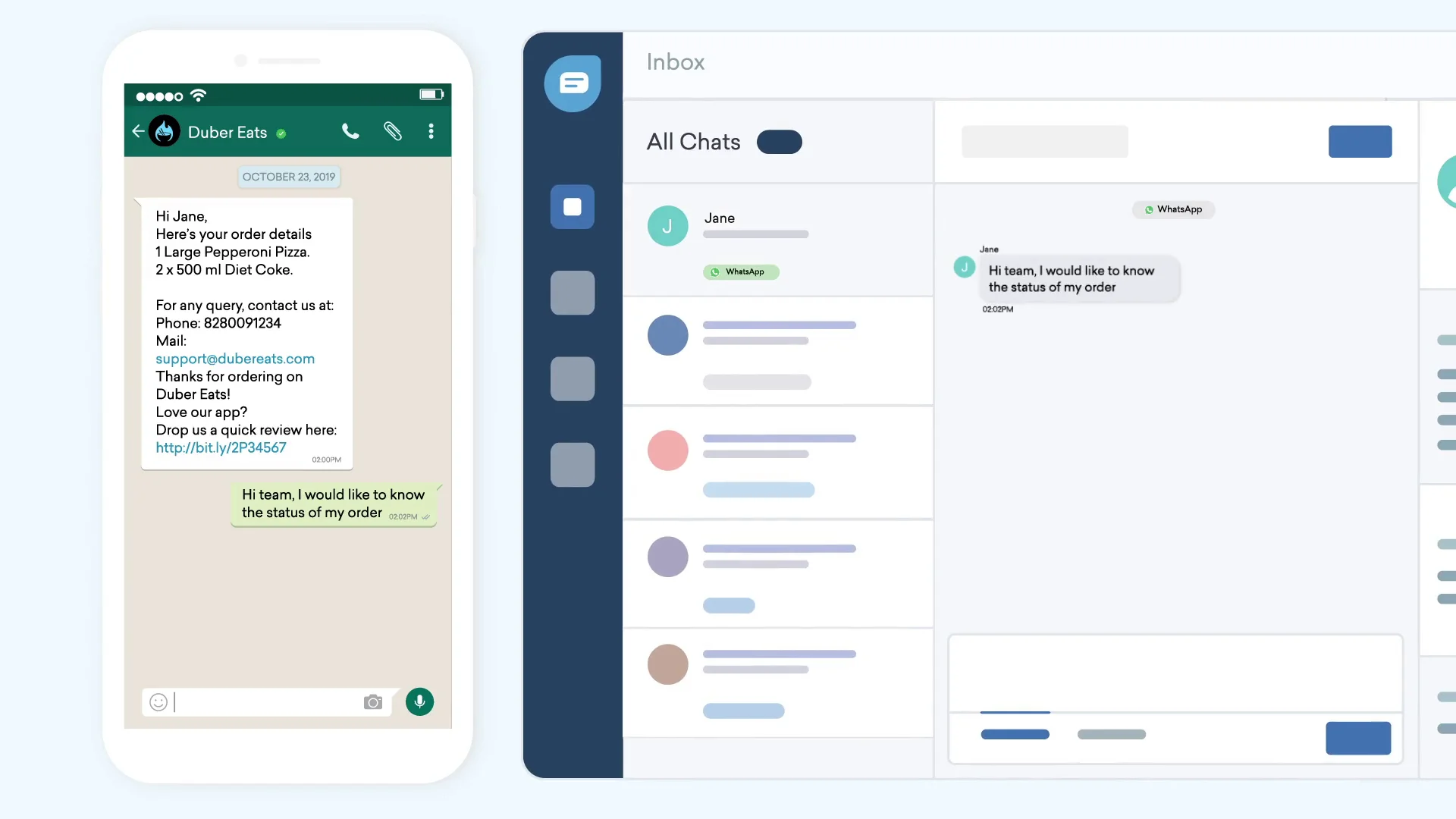 WhatsApp for Delivery