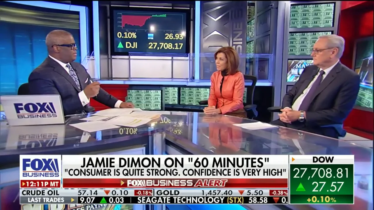 Defending JPMorgan CEO Jamie Dimon's $31m Salary on FBN's Making Money with  Charles Payne