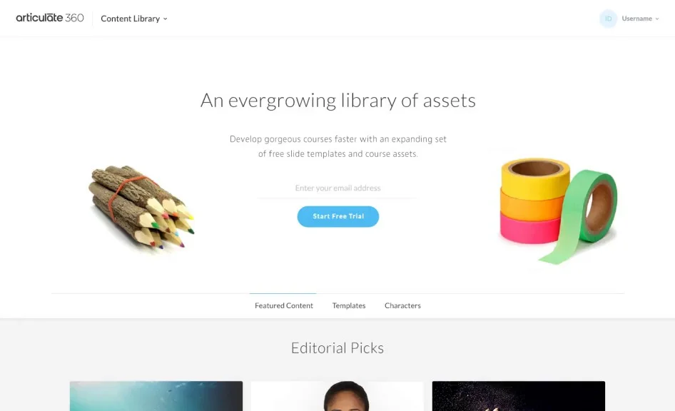 Articulate 360 Get Free E Learning Templates And Characters With Your Articulate 360 Subscription Content Library 360