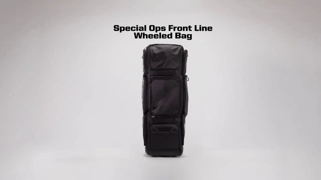 Demarini black clearance ops wheeled bag