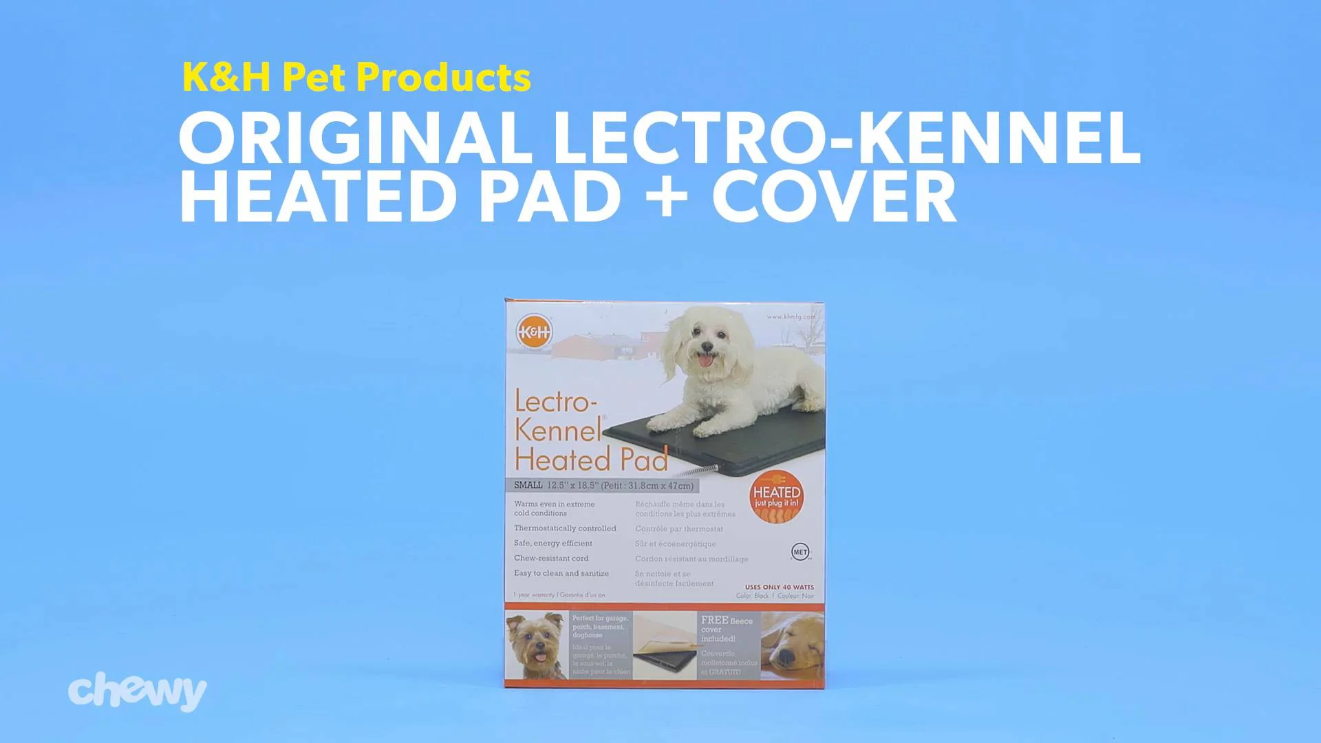 k&h lectro kennel heated pad