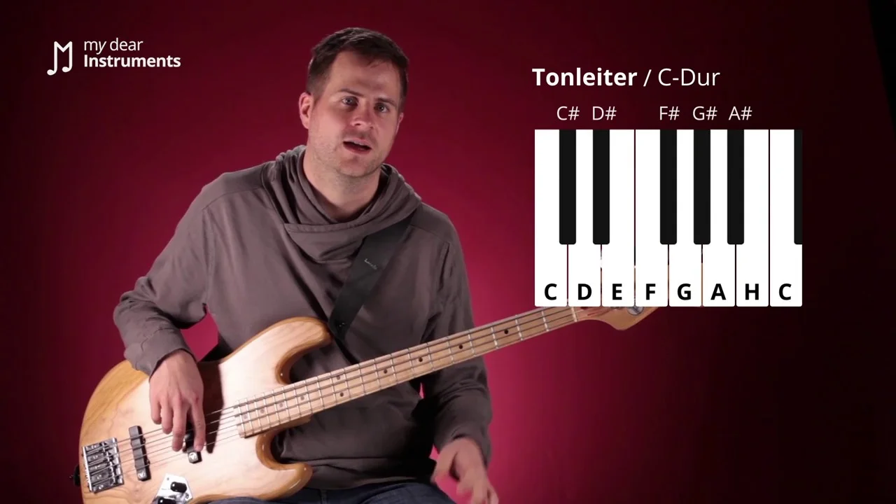 Die Dur Tonleiter E Bass My Dear Instruments