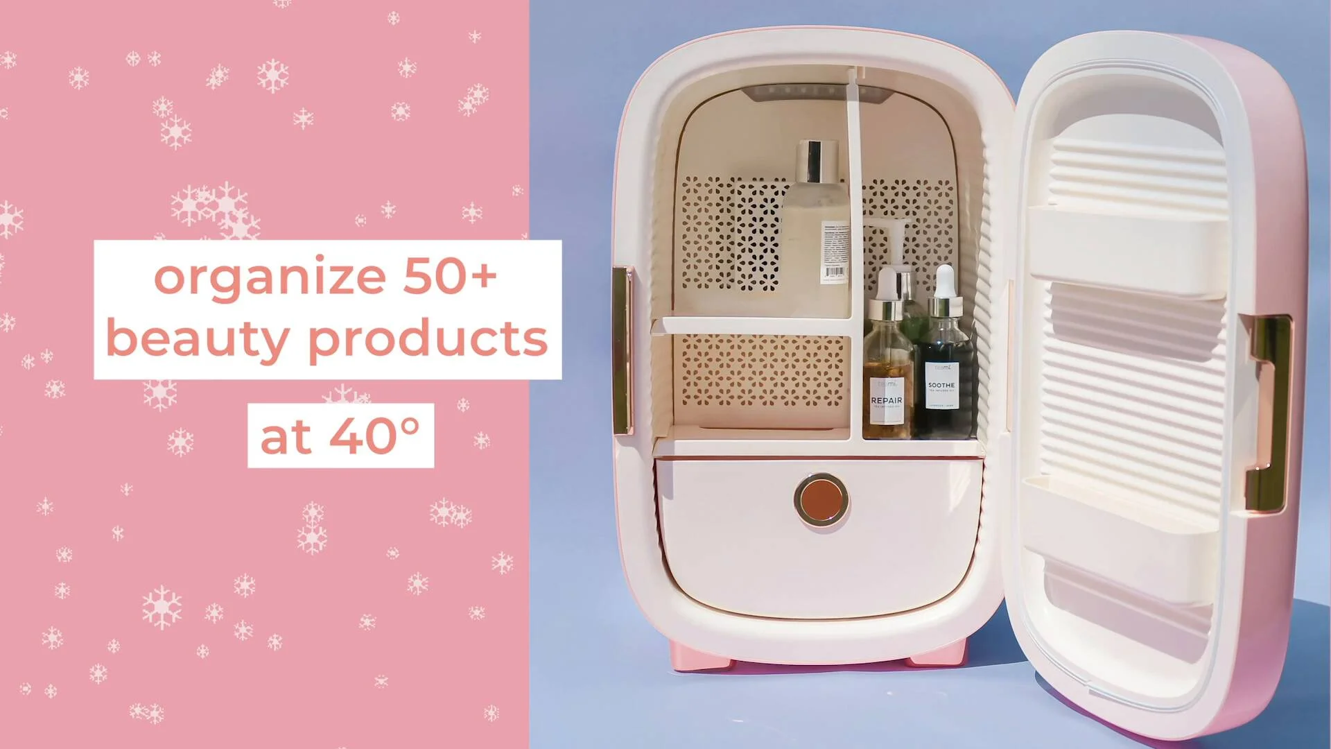 teami luxe skincare fridge