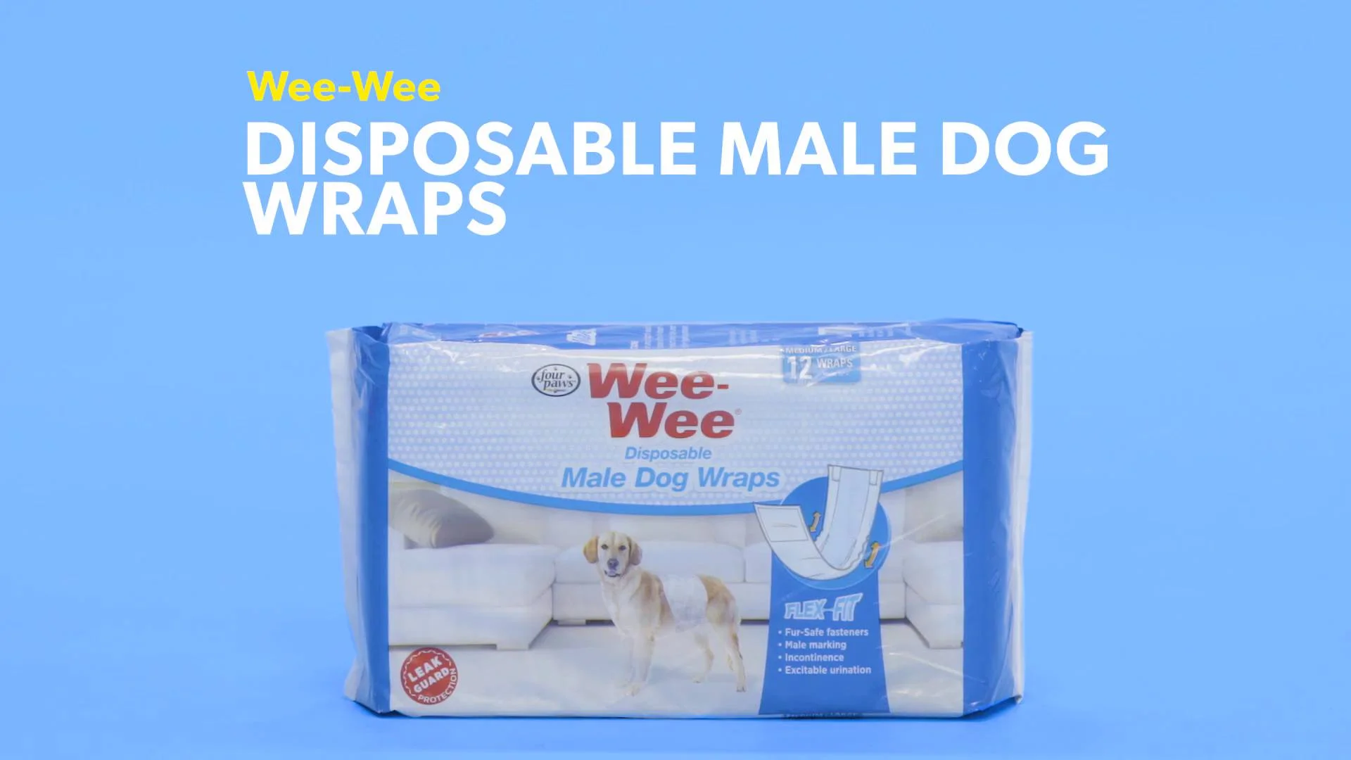 wee wee male dog wraps