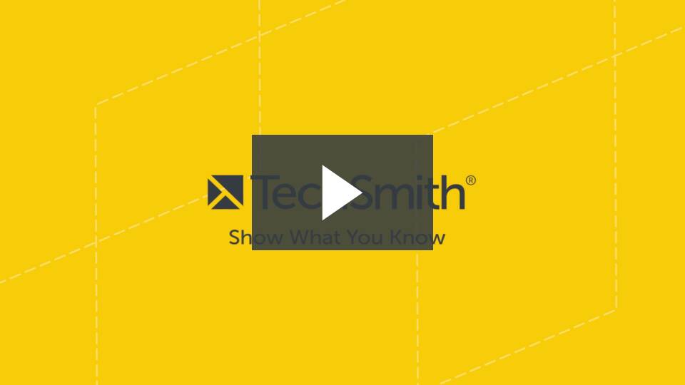 Techsmith Software and Solutions Video