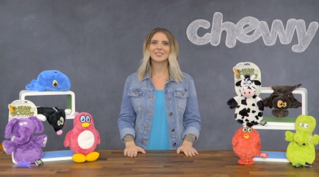 Hear Doggy Silent Squeaker Chew Guard Flattie Elephant Plush Dog Toy Chewy Com