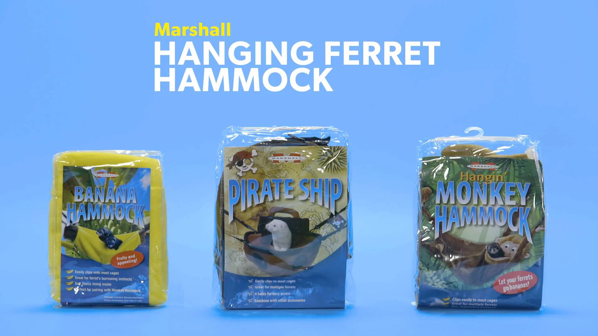 Marshall Pet Banana Hammock 