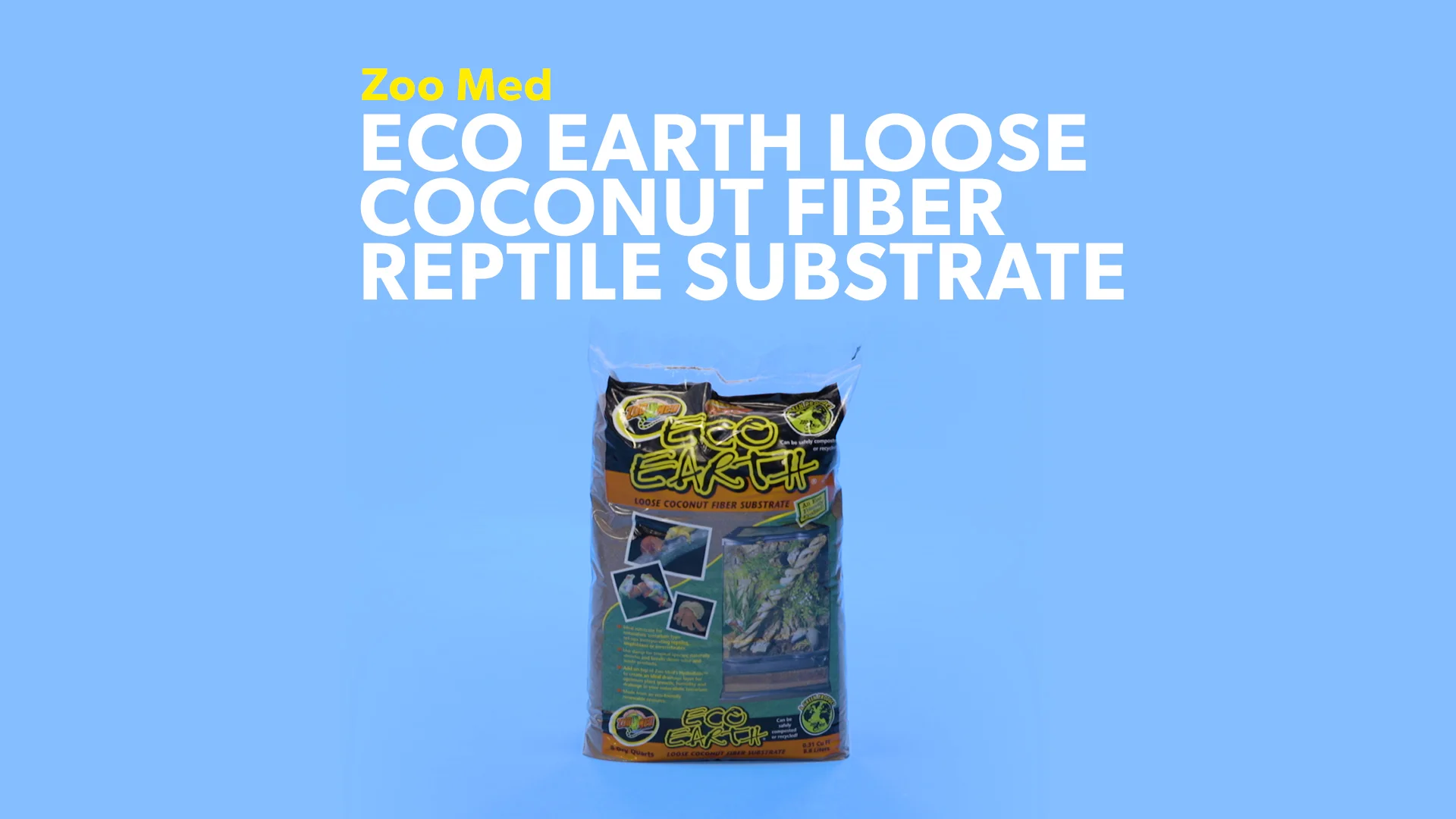 eco earth loose coconut fiber substrate