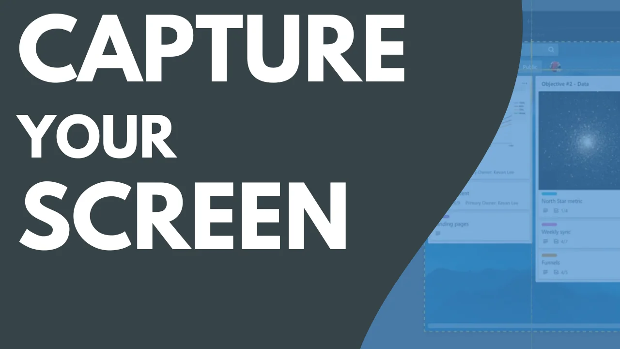 Capture Your Screen, Snagit