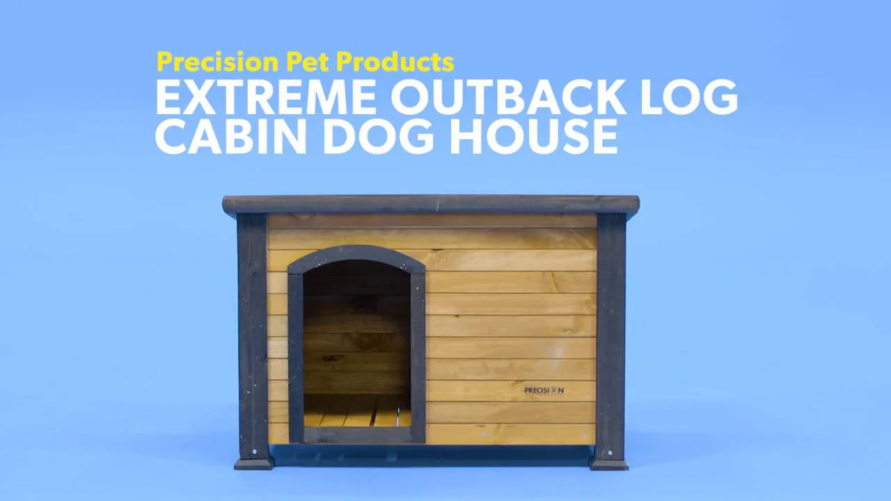 outback log cabin dog house