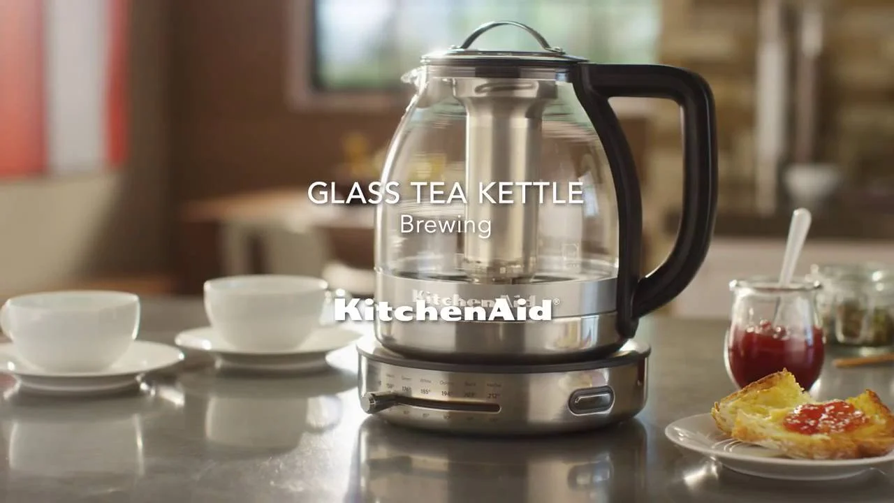 kitchenaid glass kettle