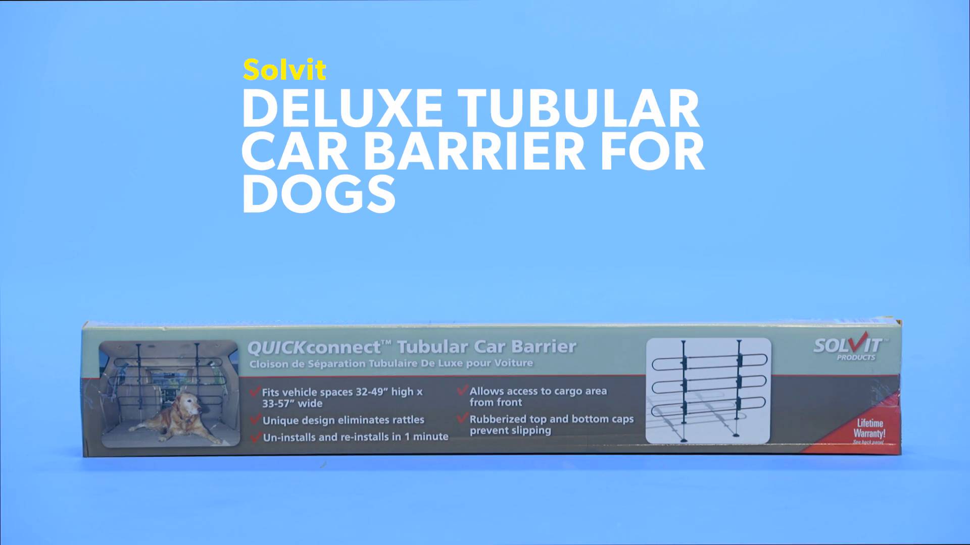 quickconnect tubular car barrier