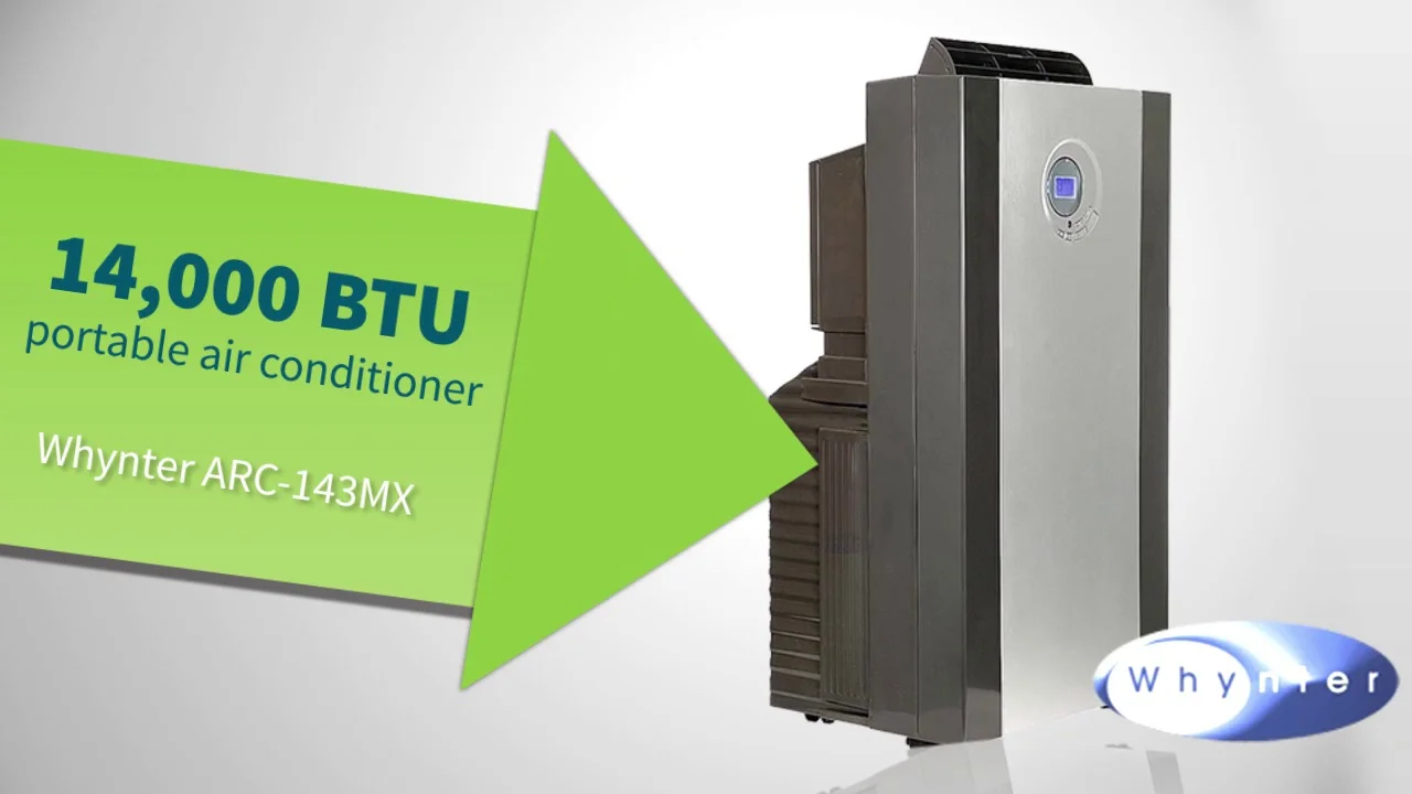Whynter ARC-143MX 14,000 BTU Dual Hose 3-in-1 Portable Air Conditioner with 3M Filter and Storage Bag Up to to 500 sq ft Whynter ARC-143MX 14,000 BTU Dual Hose 3-in-1 Portable Air Conditioner with 3M Filter and Storage Bag Up to to 500 sq ft