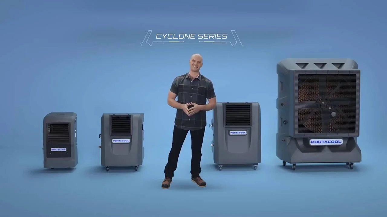 cyclone evaporative cooler