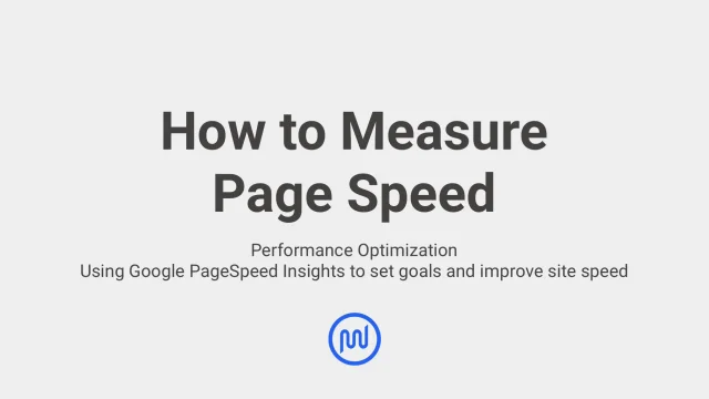 Measure PageSpeed
