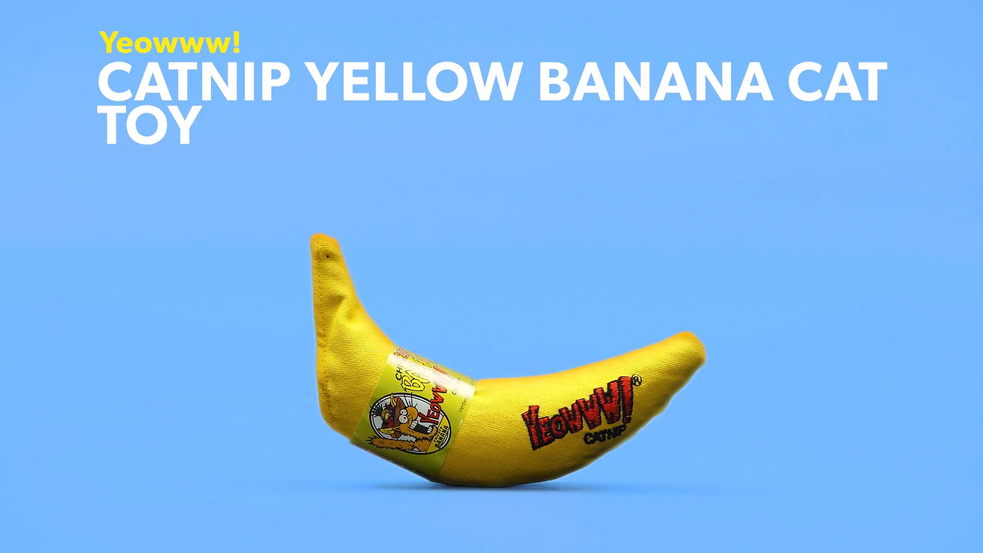 yeowww catnip banana