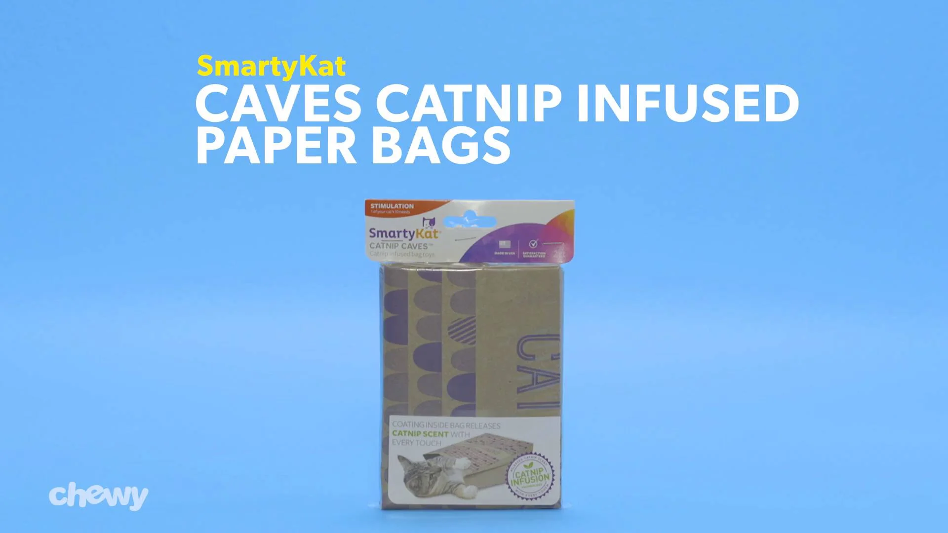 catnip infused paper bag