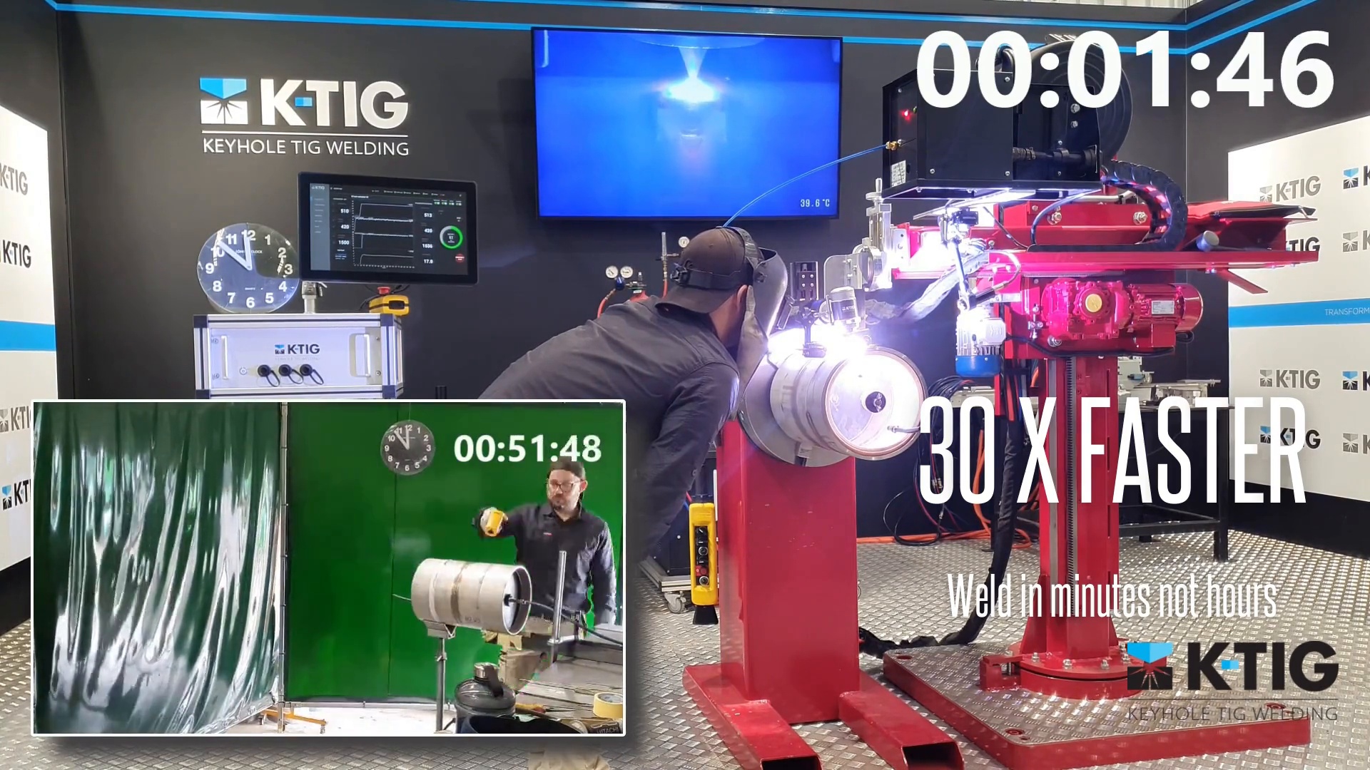 Demonstration Video KTIG Welding Closeup