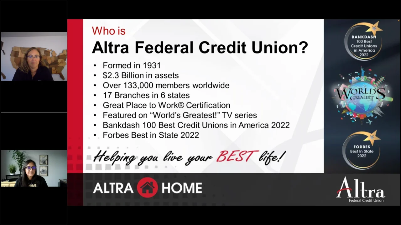 Altra Federal Credit Union to be Featured on “World's Greatest