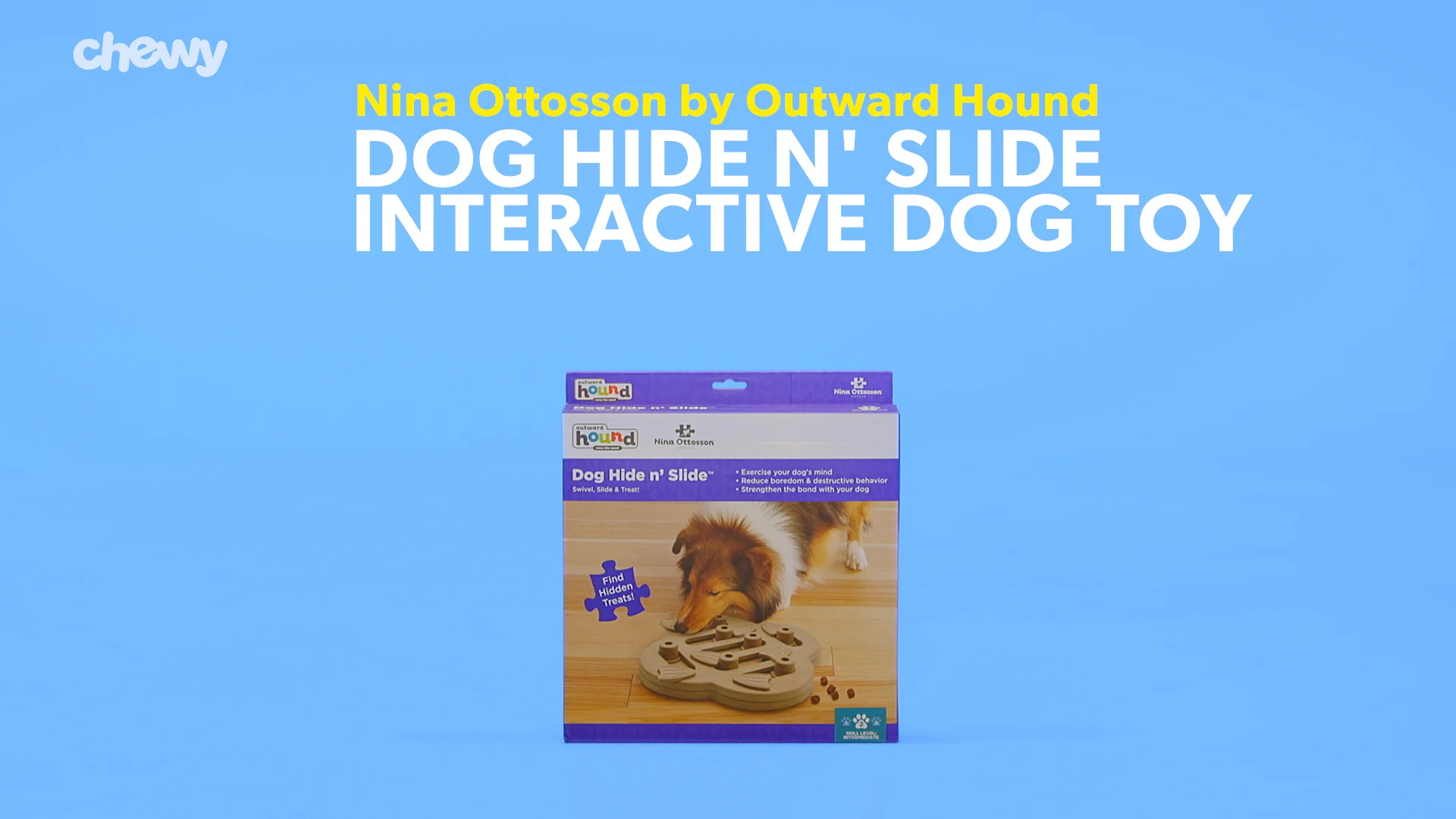 hide and slide dog toy