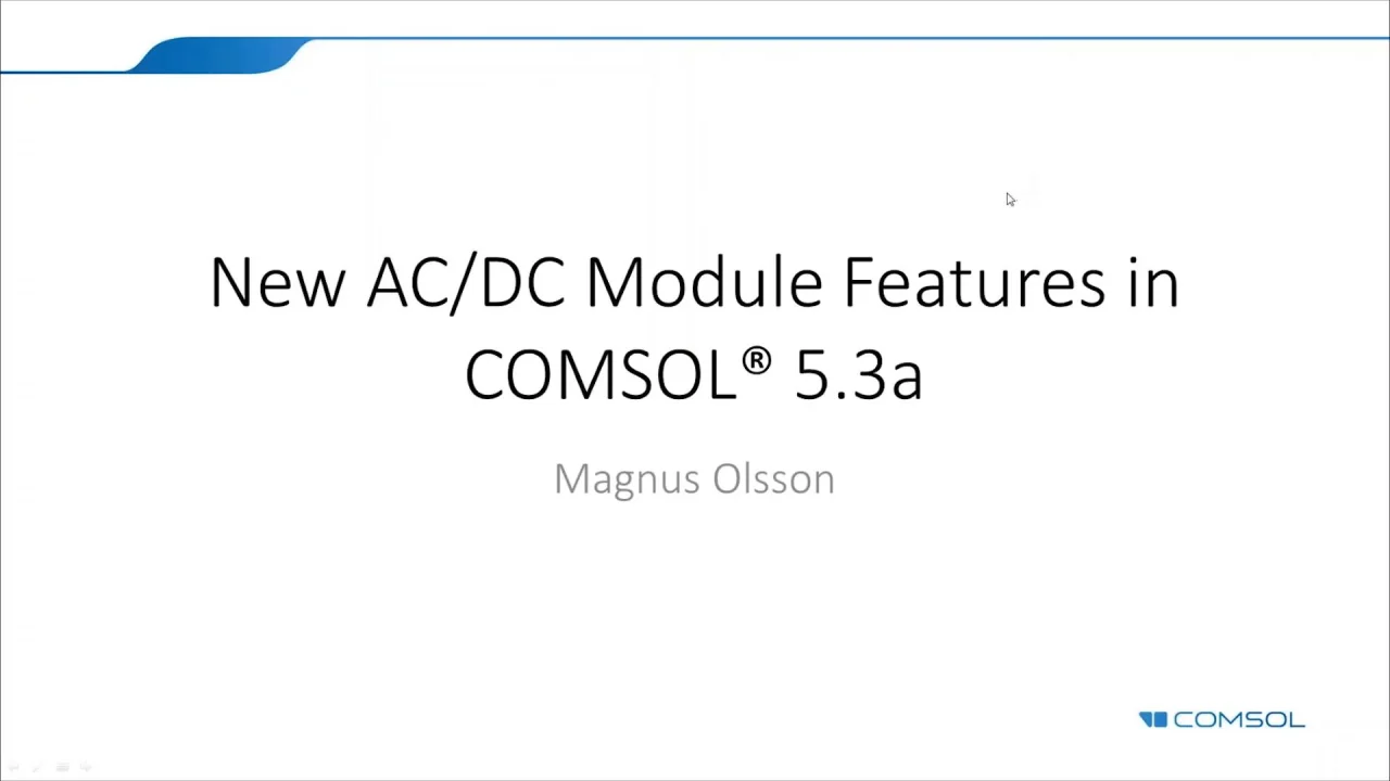 New Ac Dc Module Features In Comsol Multiphysics Version 5 3a