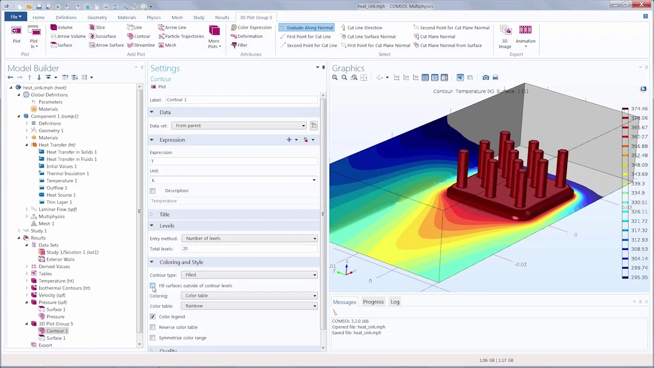 Using Contour And Isosurface Plots In Comsol Using Contour And Isosurface Plots In Comsol