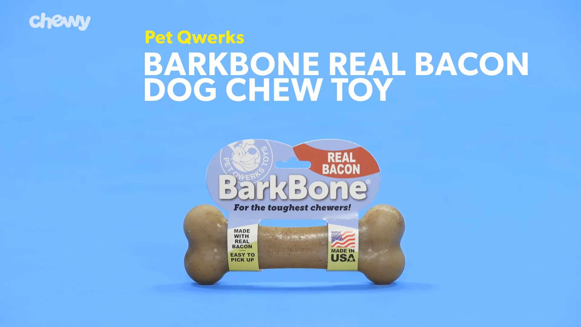 bark bone chew toy