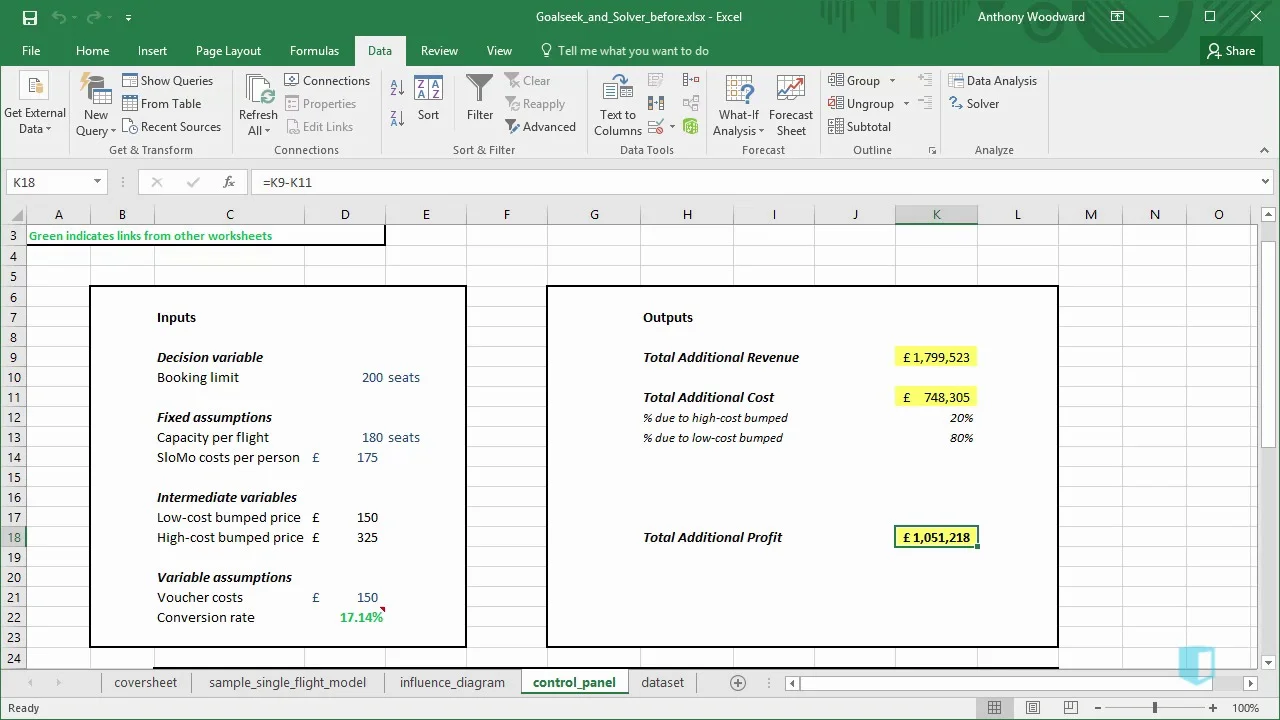 Goalseek And Solver Online Excel Training Kubicle