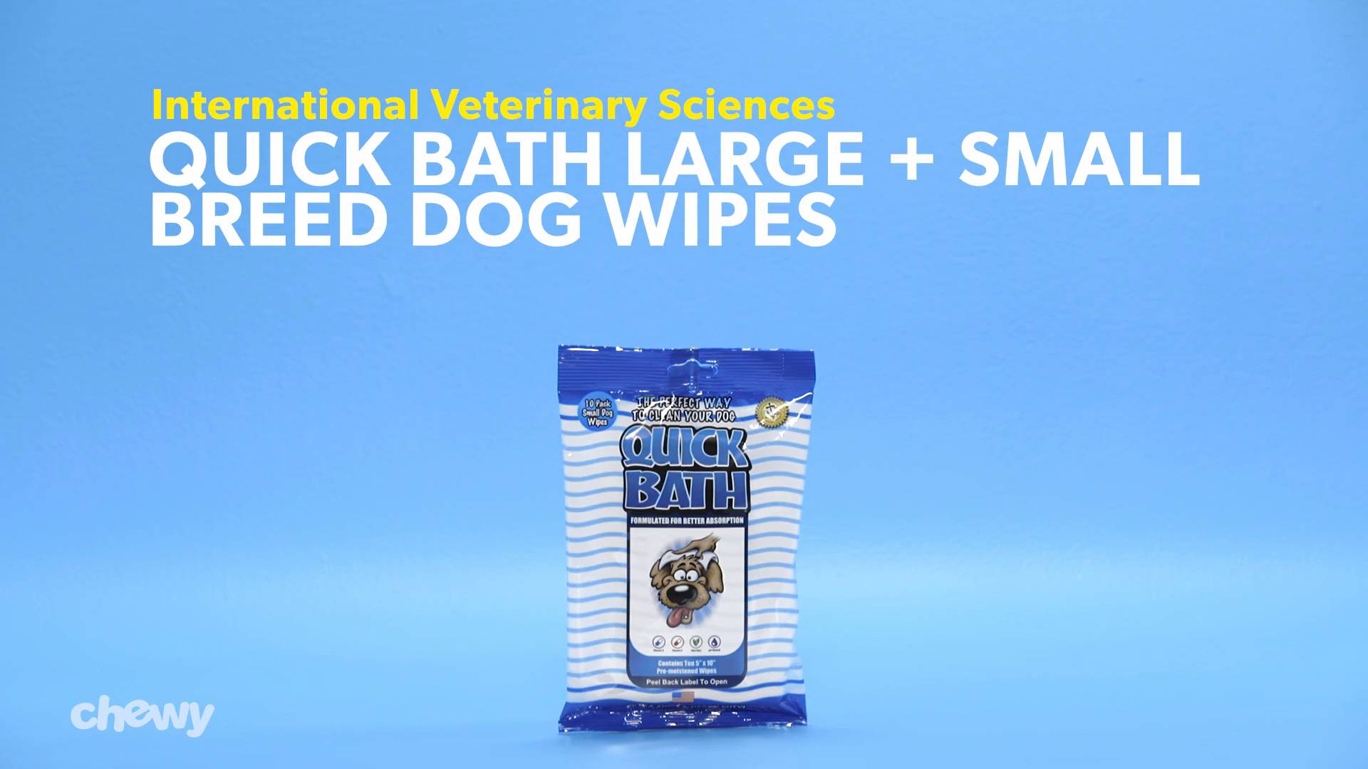 quick bath dog wipes