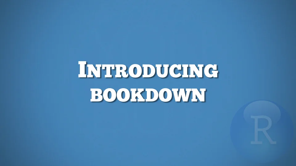 Bookdown