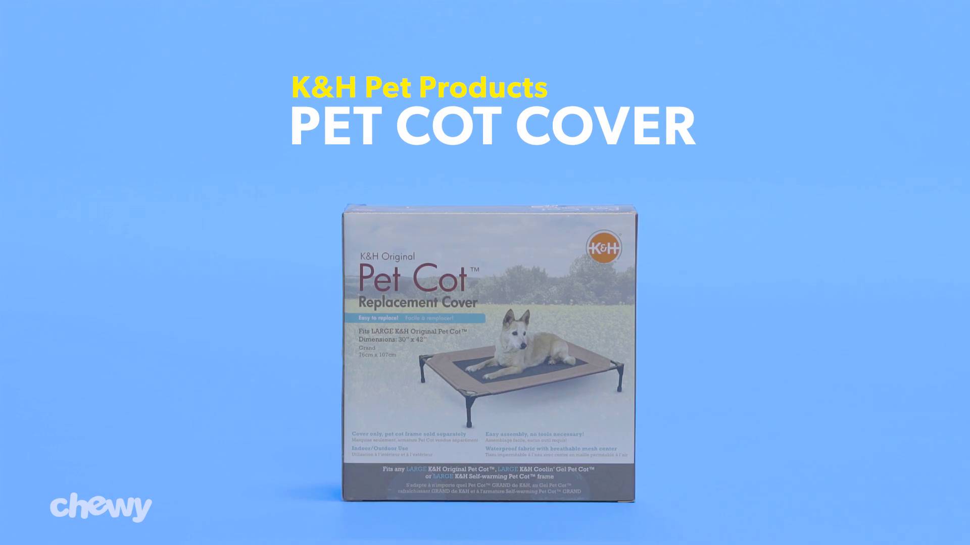 dog cot replacement cover
