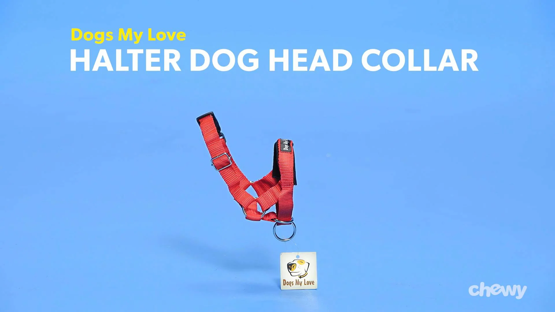 dogs my love halter dog head collar