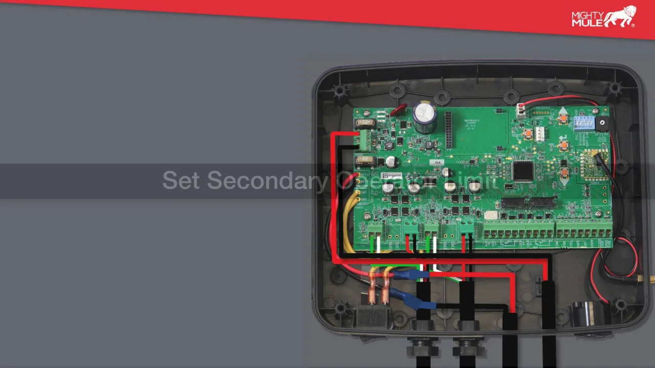 Mighty Mule Gate Opener Reset Limit