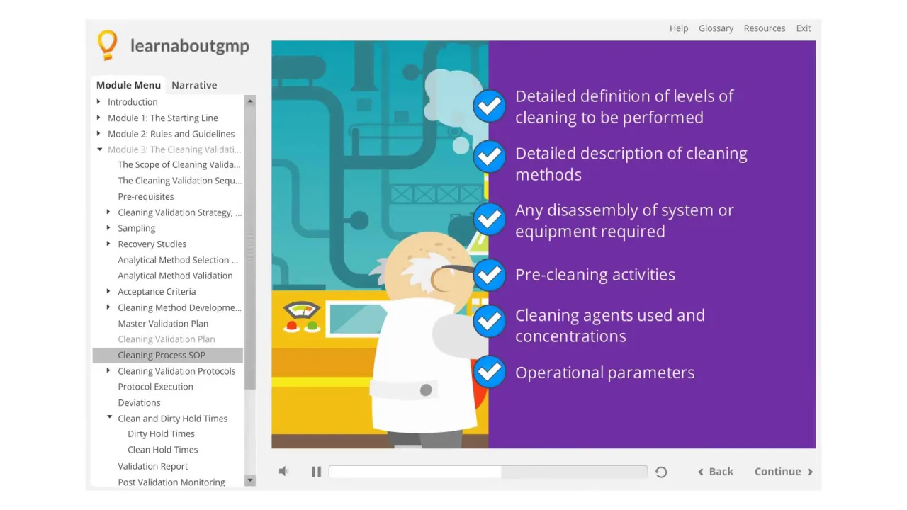 6 Key Requirements Of A Cleaning Process Sop Video Learnaboutgmp Accredited Online Life Science Training Courses