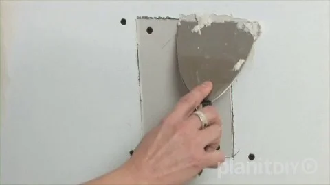 Drywall Repair How To Planitdiy - Hole In Drywall Repair