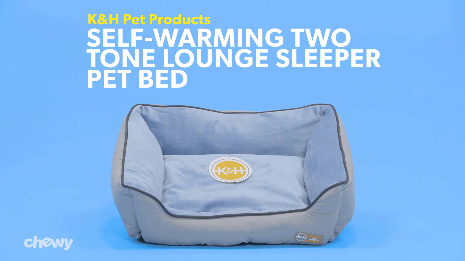 k&h self warming pet bed