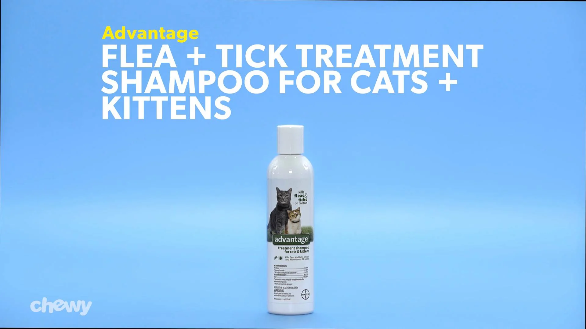 advantage flea and tick shampoo for cats
