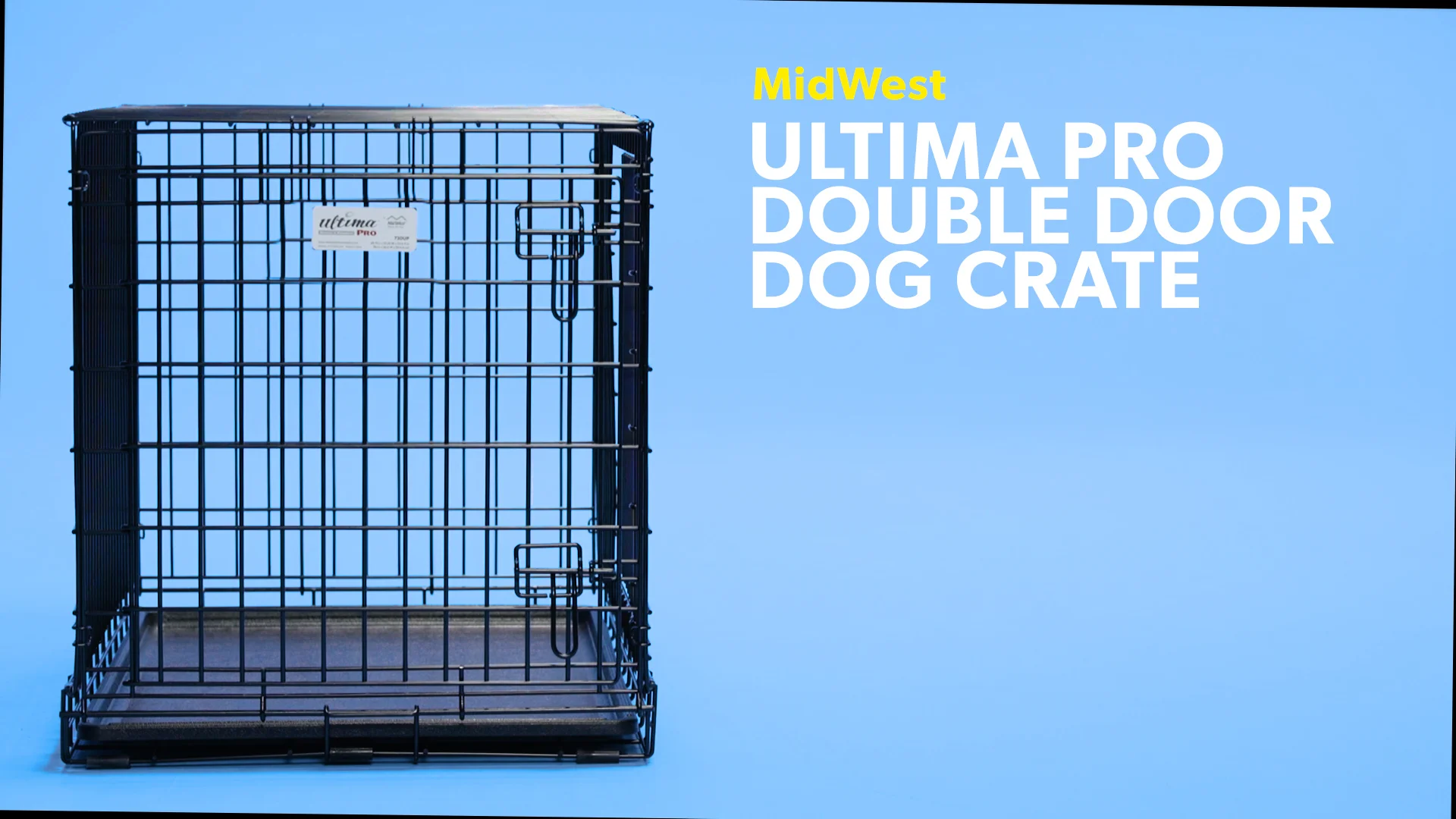 midwest ultima pro double door dog crate
