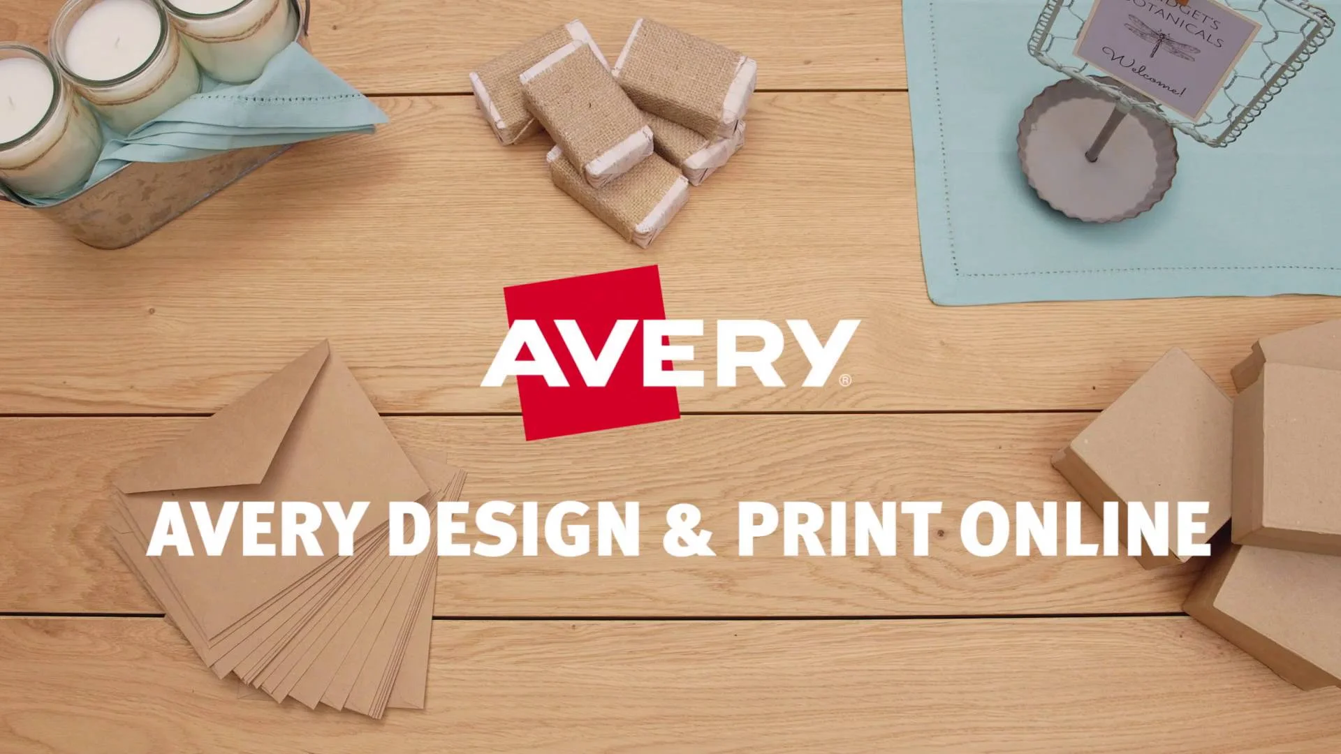 avery create and print