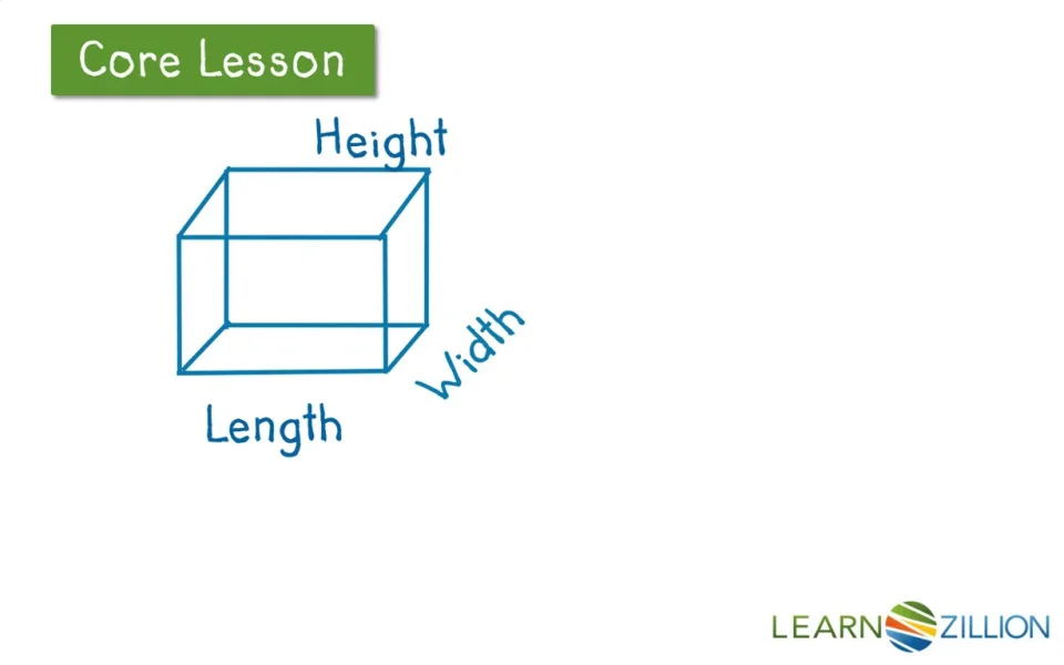 Use Multiplication V L X W X H To Find The Volume Of A Solid Figure Learnzillion