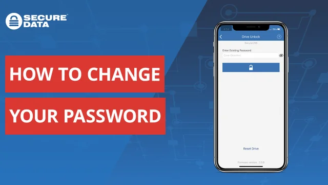 SecureDrive BT - Change password - Video Tutorial