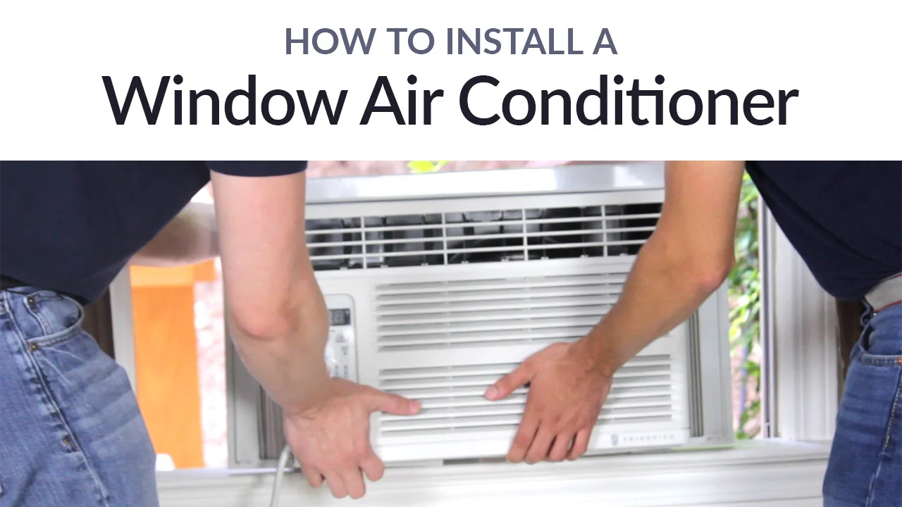 install window air conditioner