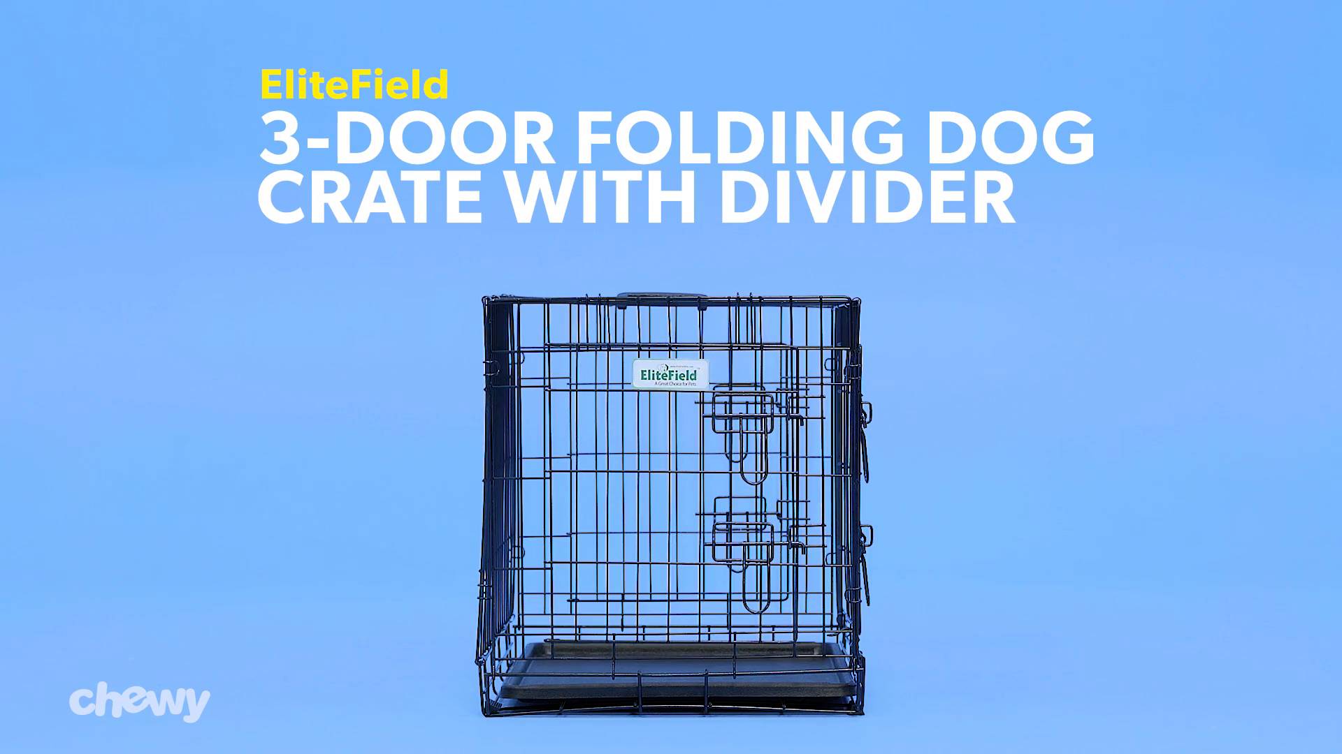 dog training crate with divider