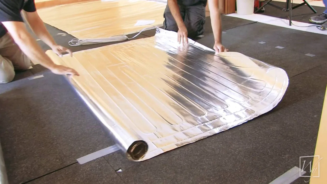 Floating Laminated Wood Over Environ Floor Heating Installation Environ Floor Heating Installation