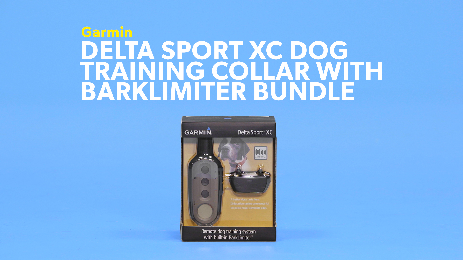 garmin delta xc bark mode