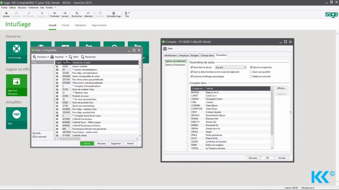 Sage 100 Comptabilite Edition La Balance Agee