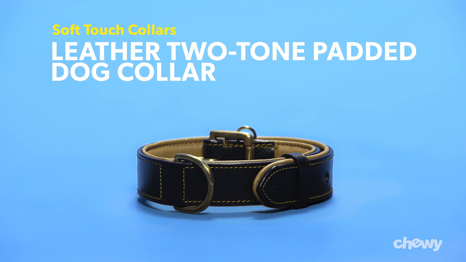 soft touch leather dog collars