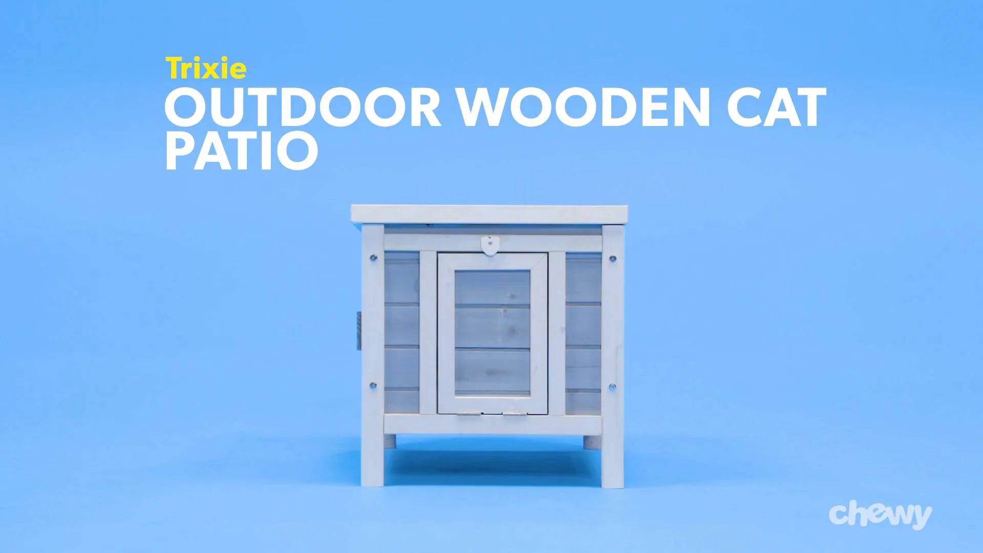 outdoor wooden cat patio